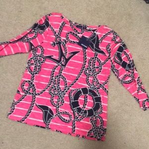 Brand New! Pink anchor shirt